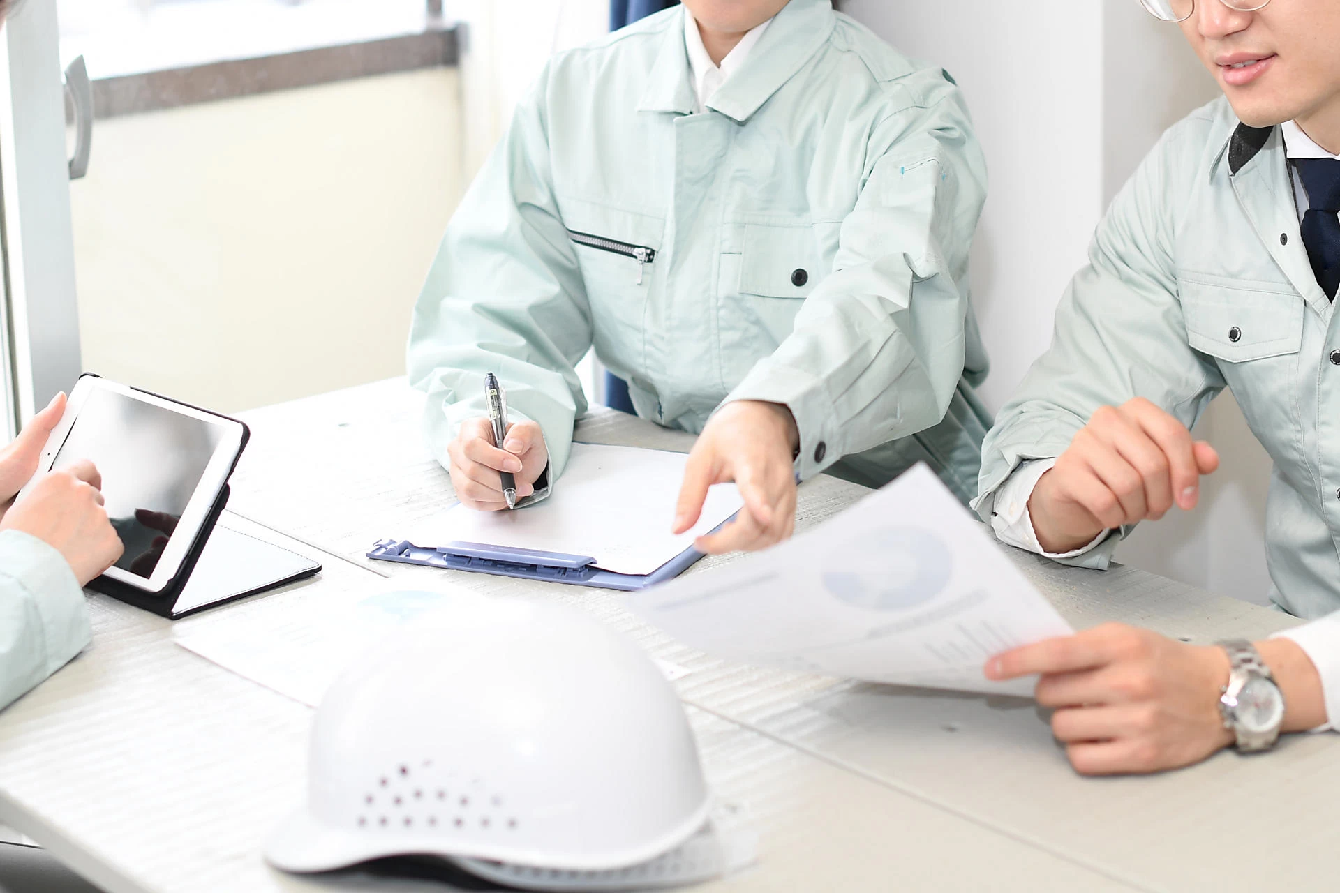 チームで話し合い